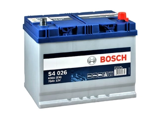 Аккумулятор 70Ач "BOSCH ASIA S4 026" О.П. 261х175х220