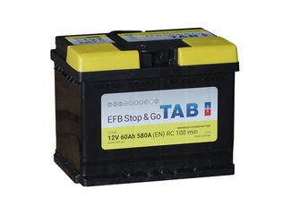 Аккумулятор 60Ач "TAB EFB" О.П. 242х175х190