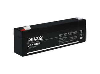 АКБ 12V 2,2Ач "DELTA DT12022"  178х35х66