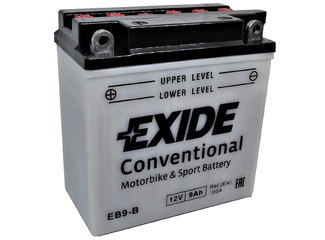 Аккумулятор 9Ач "EXIDE EB9-B" П.П. 135х75х139