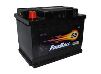 Аккумулятор 55Ач "FIRE BALL" П.П. 242х175х190