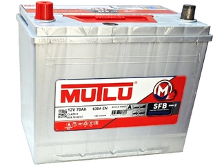 Аккумулятор 70Ач "MUTLU SFB ASIA" П.П. 260х172х225