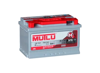 Аккумулятор 75Ач "MUTLU SFB" О.П. 278х175х190