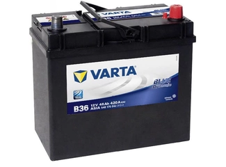 Аккумулятор 48Ач "VARTA BLUE DYNAMIC ASIA B37" О.П. 238х129х227