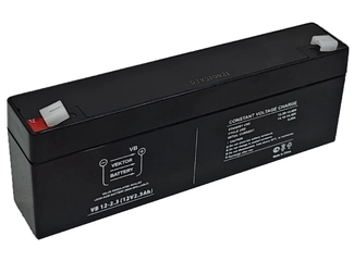 АКБ 12V 2,3Ач "Vektor Battery VB 12-2,3"  178х34х60