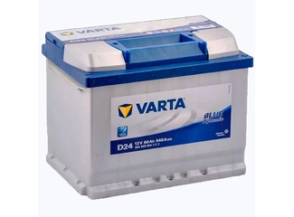 Аккумулятор 60Ач "VARTA BLUE DYNAMIC D24" О.П. 242х175х190
