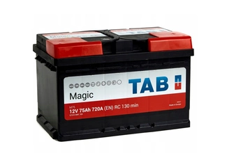 Аккумулятор 75Ач "TAB MAGIC" О.П. 278х175х175 Низкий