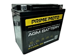 Аккумулятор 18Ач "PRIME PTX20L-BS" О.П. 177х88х154