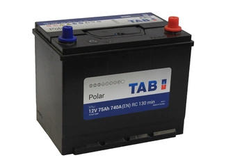 Аккумулятор 75Ач "TAB POLAR JIS" О.П. 269х173х218
